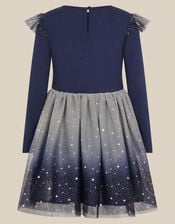 Unicorn Ombr&eacute; Disco Dress, Blue (NAVY), large