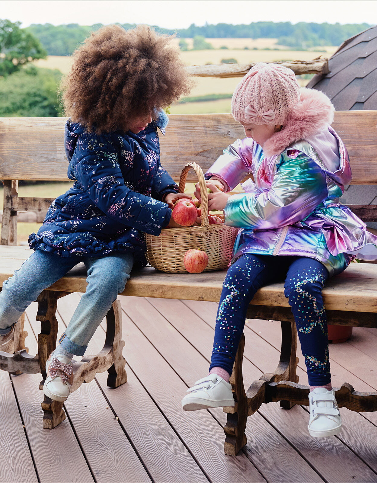 Girls unicorn winter best sale coat