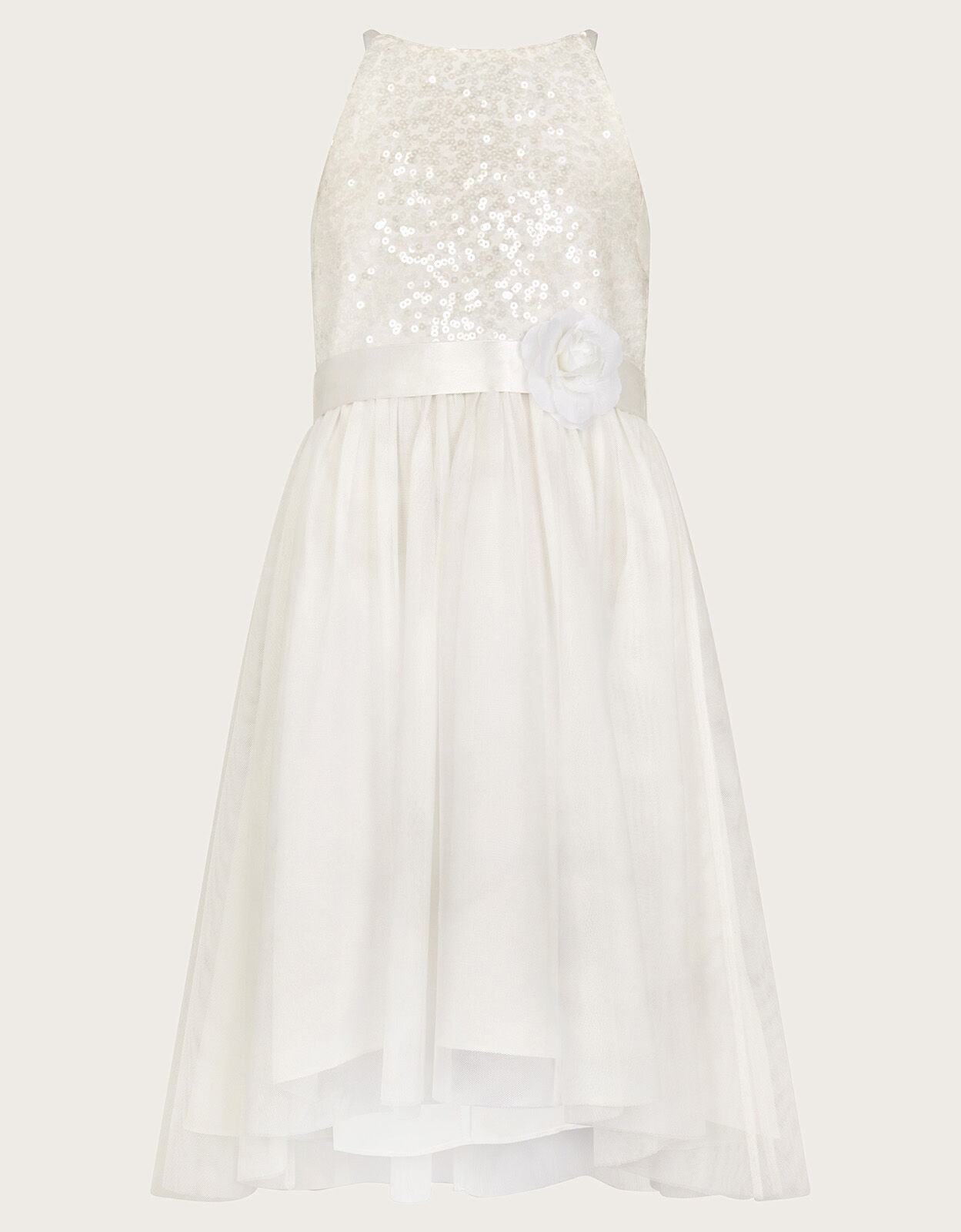 Debenhams ivory store flower girl dress