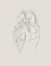 Sparkle Bow Hair Clip, , large