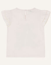 Unicorn Flower Short Sleeve T-Shirt, Pink (PINK), large