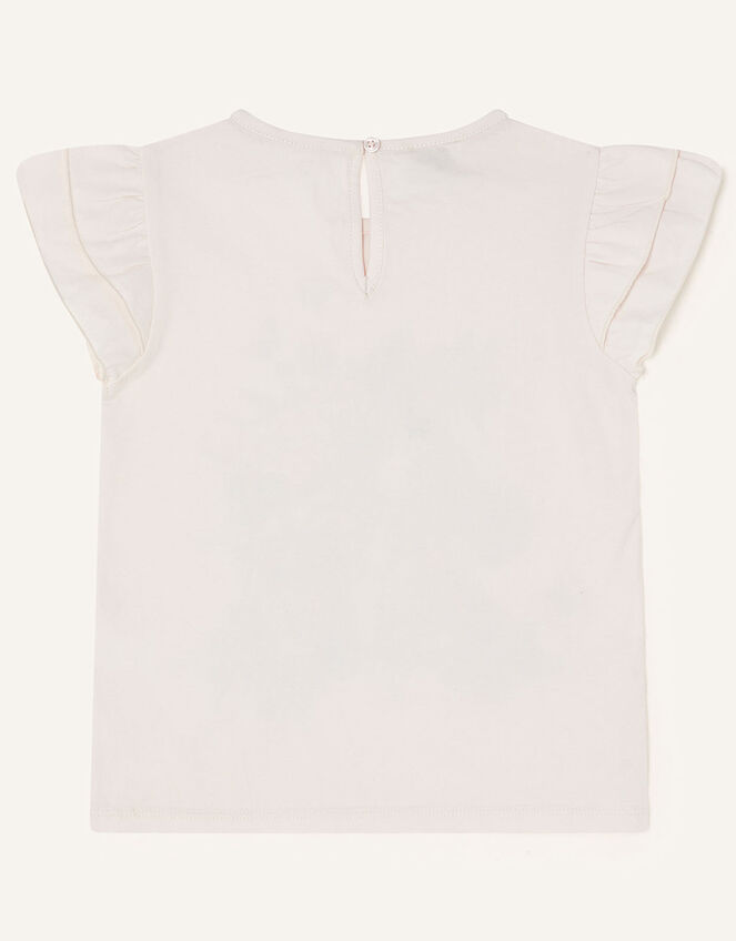 Unicorn Flower Short Sleeve T-Shirt, Pink (PINK), large