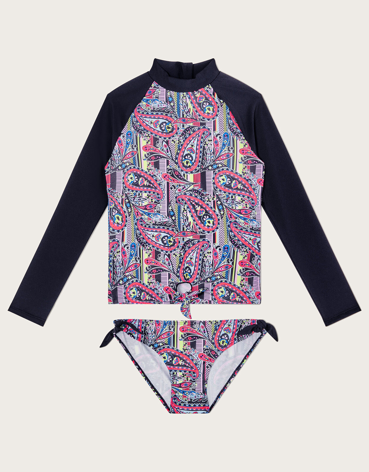 Paisley Two Piece Swim Set with UPF50 Protection Multi