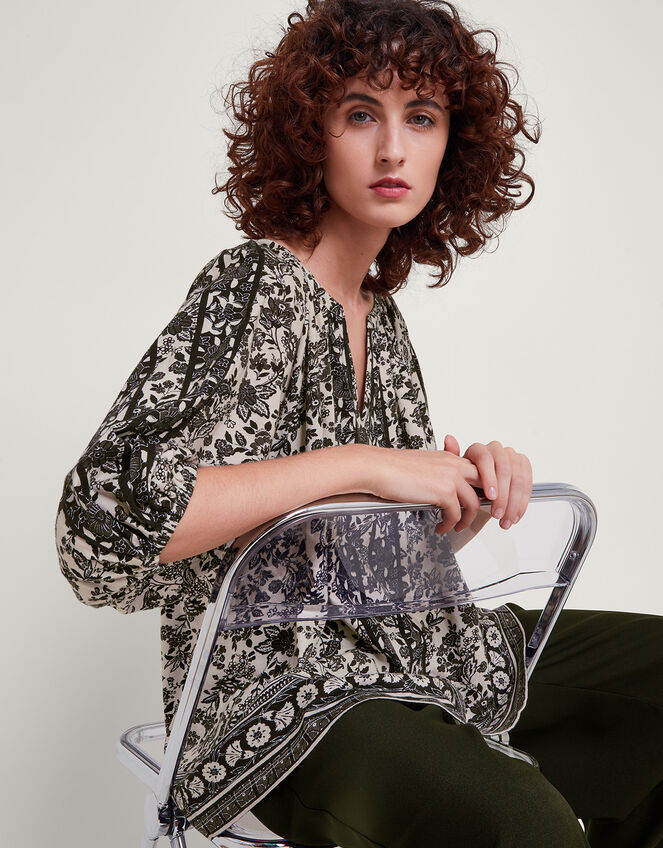 Holly Heritage Top, Black (BLACK), large