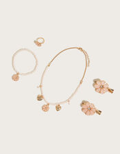 Gem Flower Jewellery Set, , large