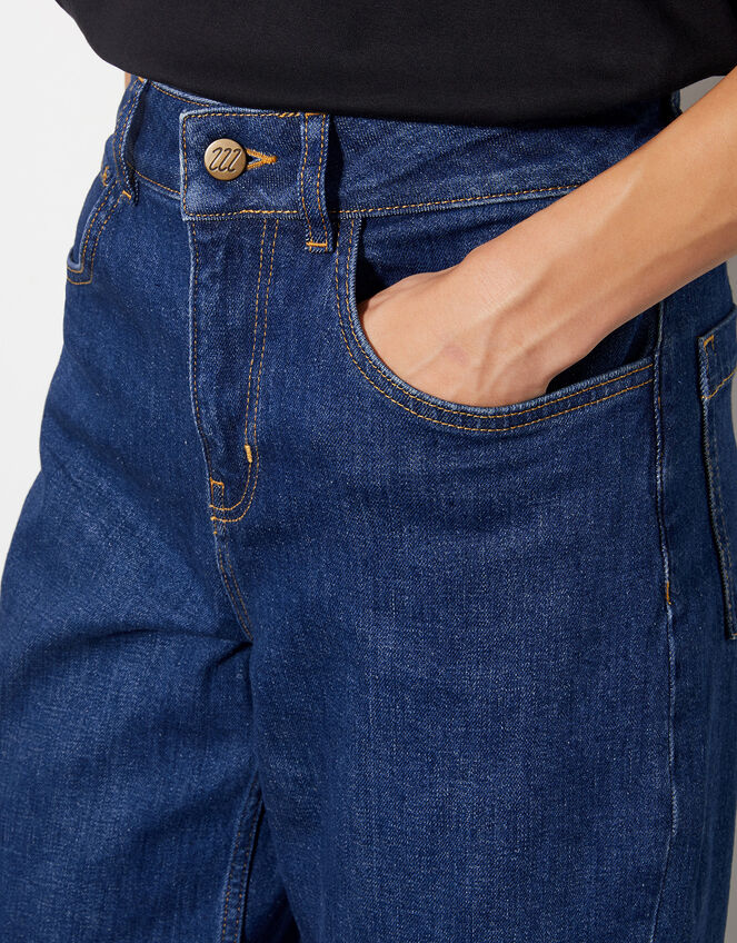 Betty High Waist Barrel Jeans, Blue (DENIM BLUE), large