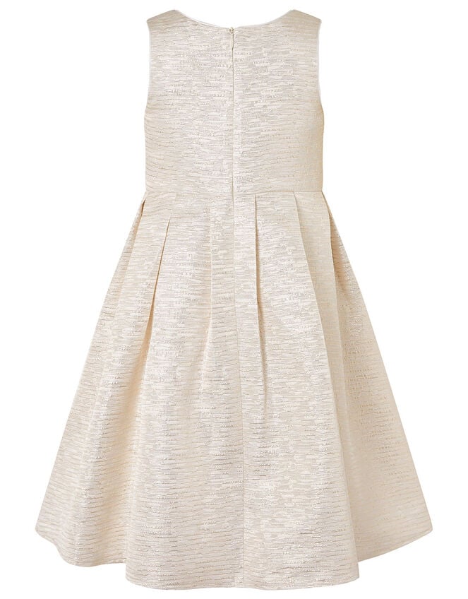Adelaide Jacquard Dress and Jacket Set , Gold (GOLD), large