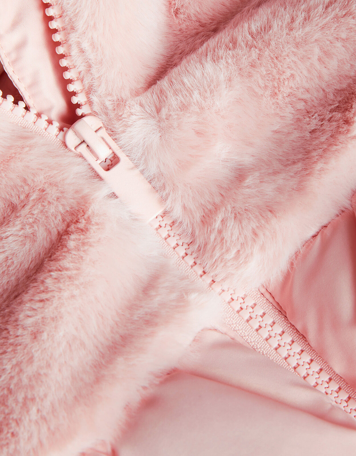 Light pink store fluffy coat