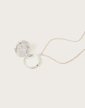 Snowflake Locket Necklace, , large