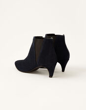 Serenity Suede Point Ankle Boots, Blue (NAVY), large