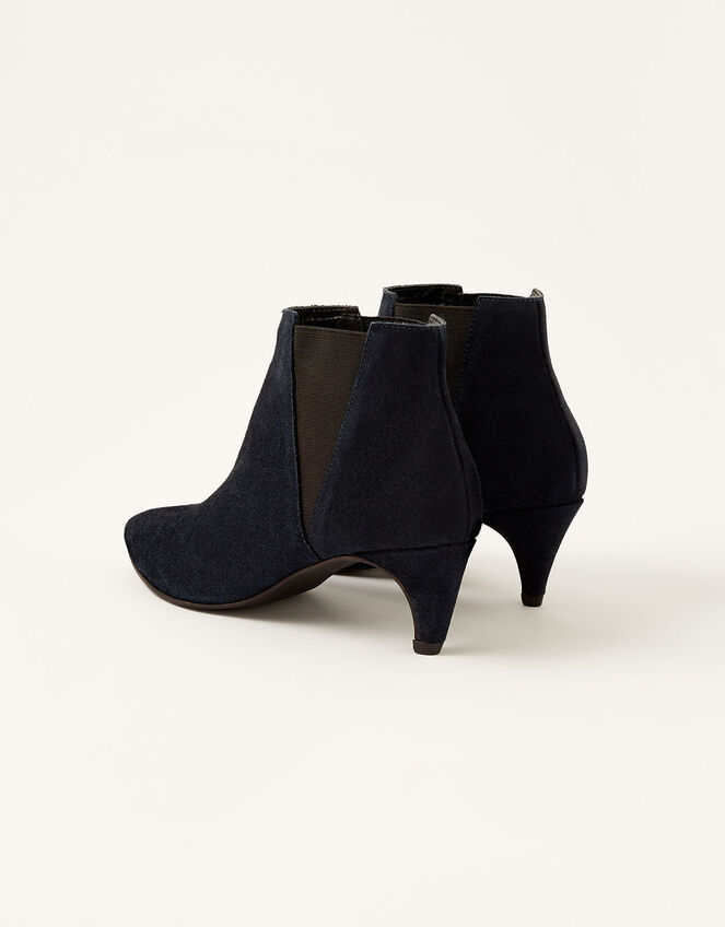Serenity Suede Point Ankle Boots, Blue (NAVY), large