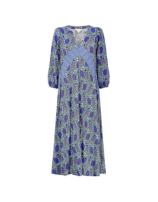 East Aarti Floral Print Maxi Dress, Purple (PURPLE), large