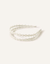 Bridesmaid Lace Double Strap Headband, , large