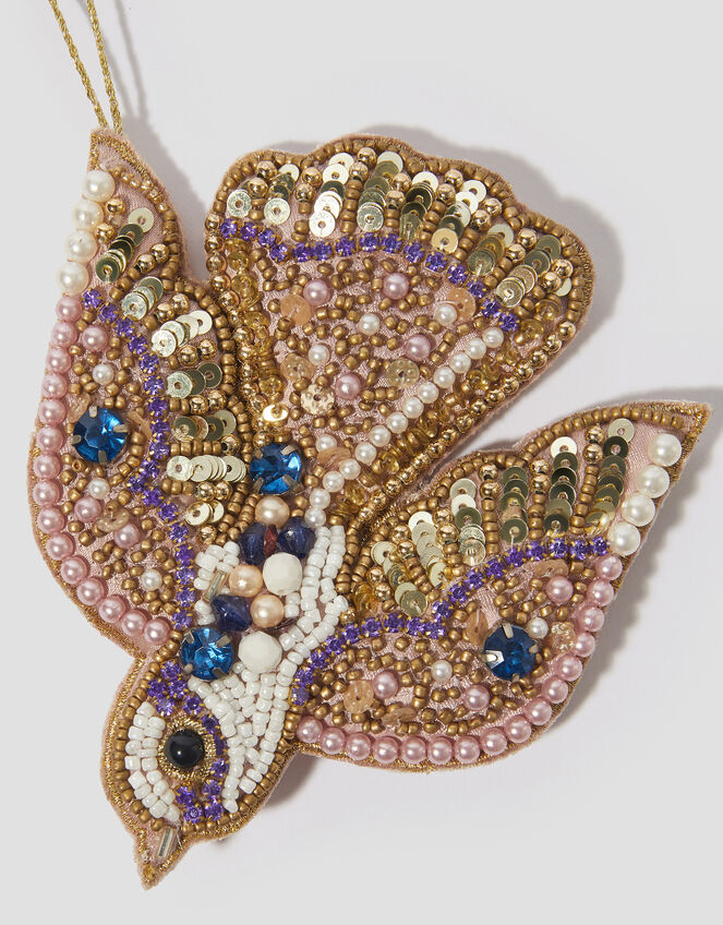 Embellished Bird Christmas Tree Decoration, , large