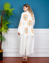 Meraki Beach Eye Kimono & Trousers Set, , large