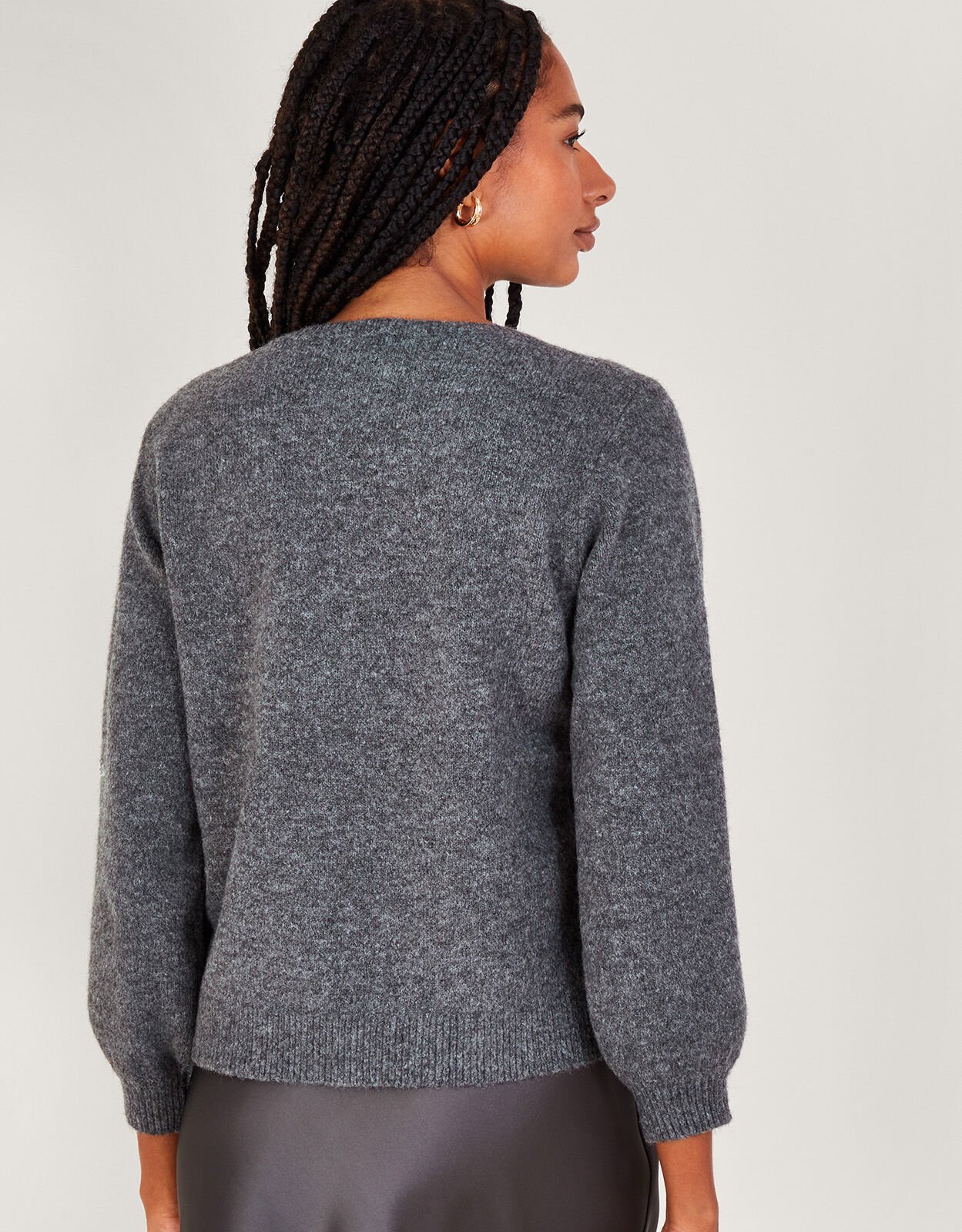 Sabrina Star Jumper Grey