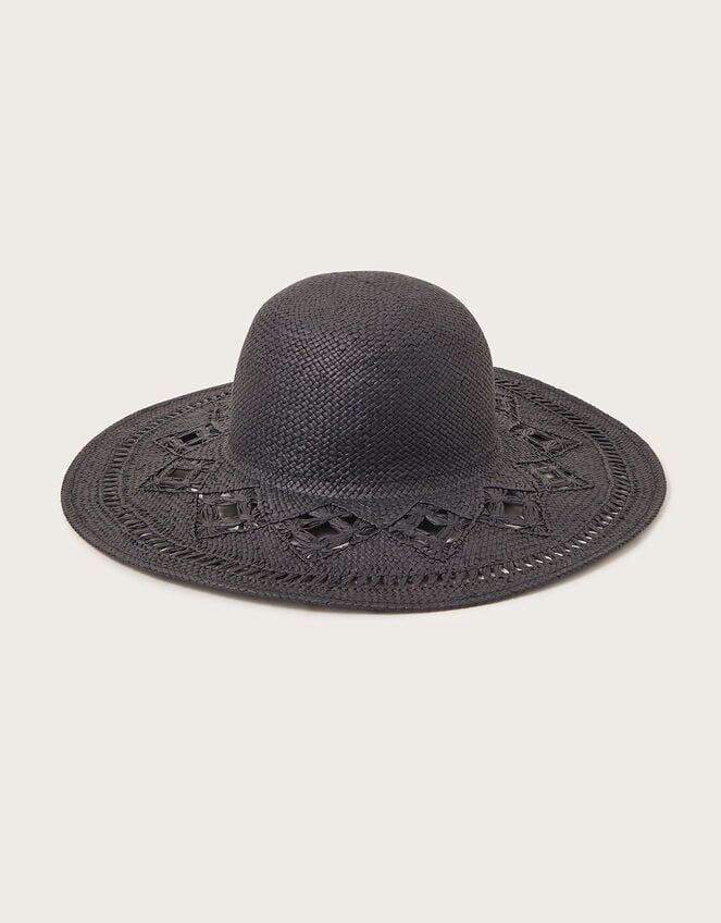 Straw Packable Hat, , large