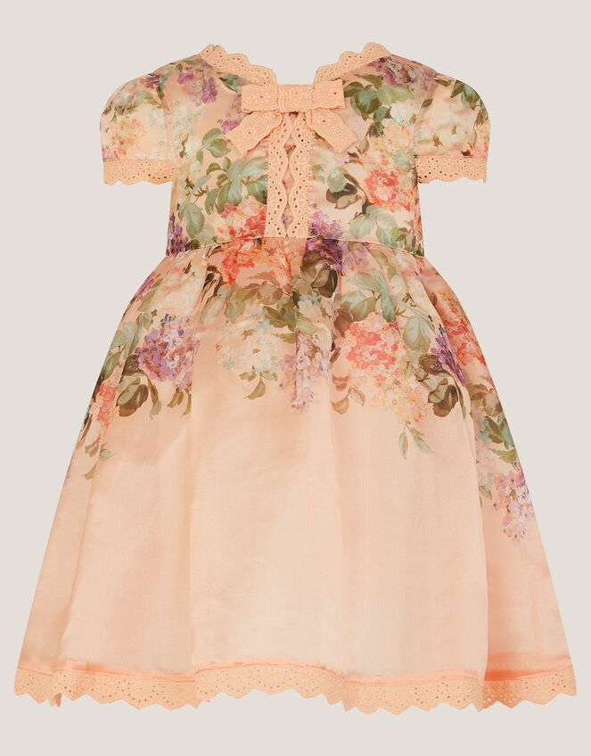 Baby Alma Floral Print Lace Dress, Multi (MULTI), large