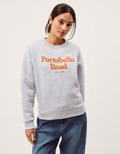 Savi Portobello Road Slogan Sweatshirt, Grey (GREY), large