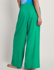 Lana Wide Leg Trousers, Green (GREEN), large