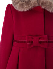 Baby Bow Coat, Red (RED), large