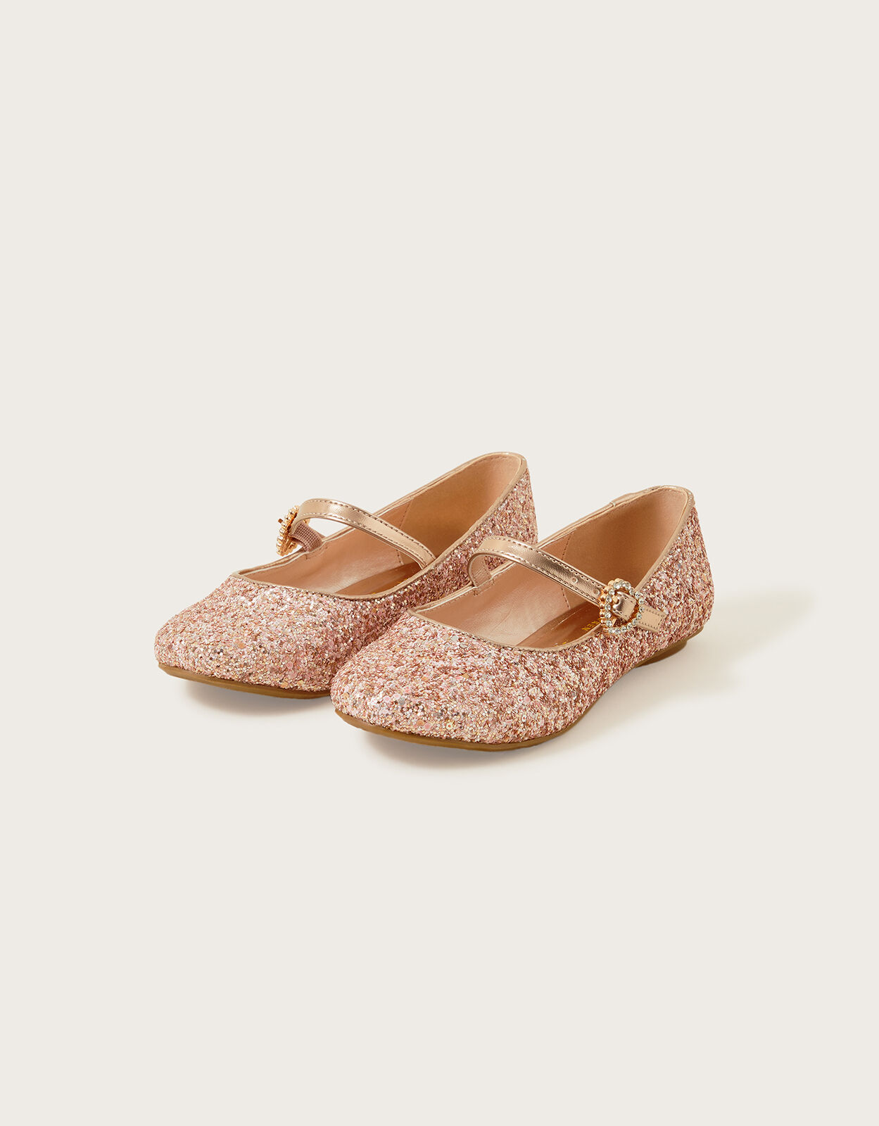 Pink glitter flat shoes cheap