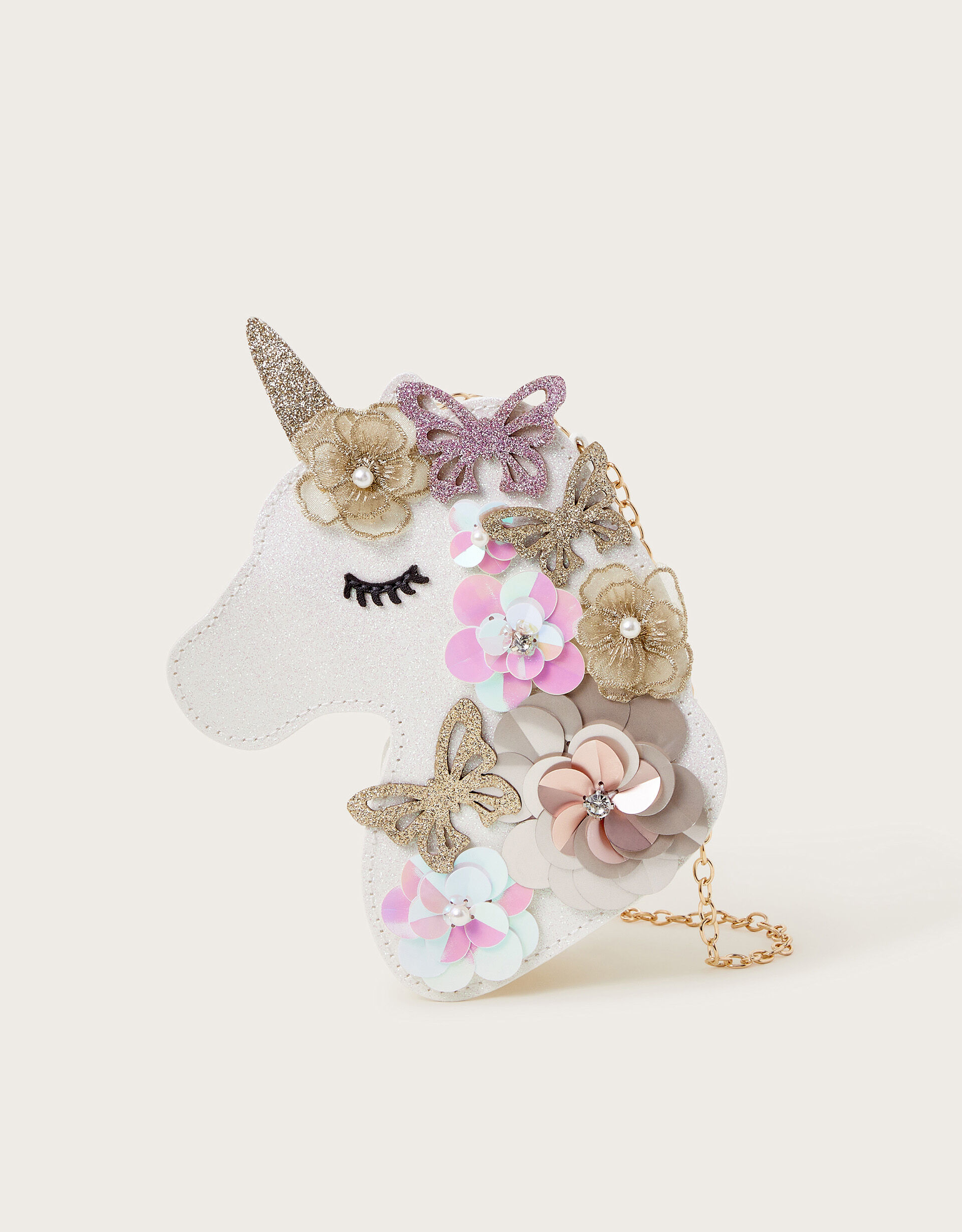 Ella Sequin Flower Unicorn Bag