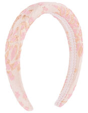 Nina Jacquard Padded Headband, , large