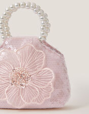 Leila Sequin Flower Bag, , large