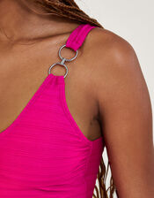 Ring Detail Swimsuit, Pink (PINK), large