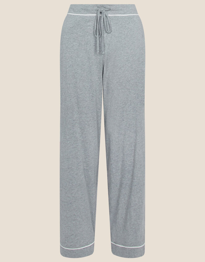 Plain Jersey Pyjama Bottoms Grey | Pyjamas | Monsoon UK.