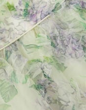 Baby Hydrangea Print Ruffle Dress, Multi (MULTI), large