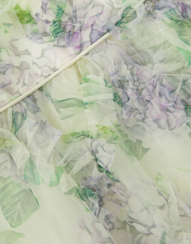 Baby Hydrangea Print Ruffle Dress, Multi (MULTI), large