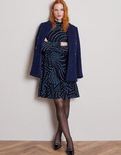 Dorothy Spot Dress, Black (BLACK), large