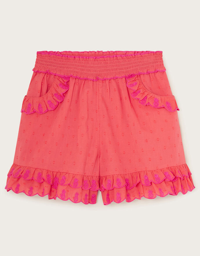 Maison Jules Womens Coral Shorts Orange Size 12 main image 1