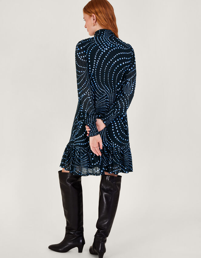 Dorothy Spot Dress, Black (BLACK), large