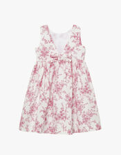 Trotters Maeva Big Bow Dress, Pink (PINK), large