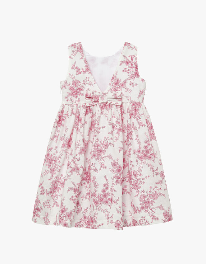 Trotters Maeva Big Bow Dress, Pink (PINK), large