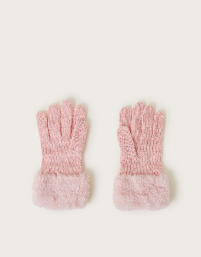Glam Ring Gloves, Pink (PINK), large