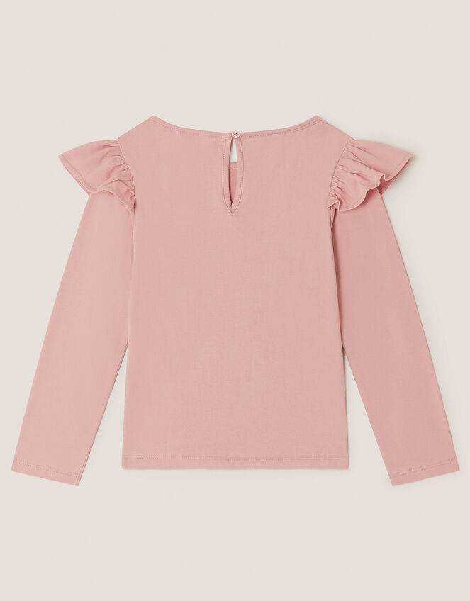 Unicorn Embellished Long Sleeve Top, Purple (PURPLE), large