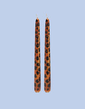 Anna and Nina Leopard Candles Set of Two, , large