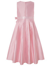 Lucinda Twill and Lace Occasion Dress, Pink (PALE PINK), large