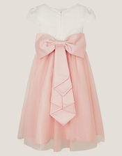 Satin Bridesmaid Dress, Pink (PINK), large