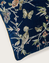 Bird Embroidered Cushion, , large