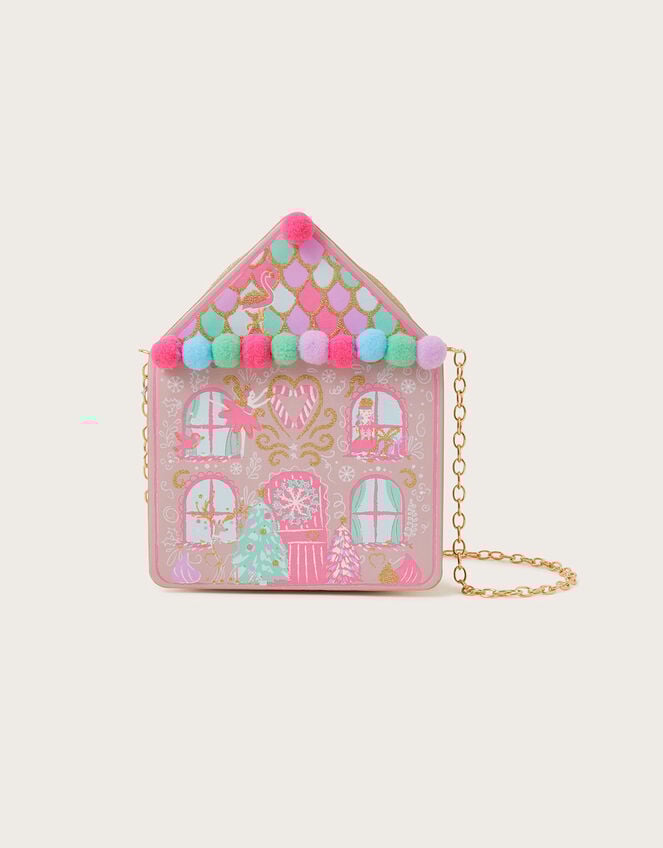 Festive Gingerbread House Bag, , large