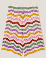 Crochet Culotte Trousers, Multi (MULTI), large