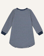 Horse Foil Sweatshirt, Blue (NAVY), large