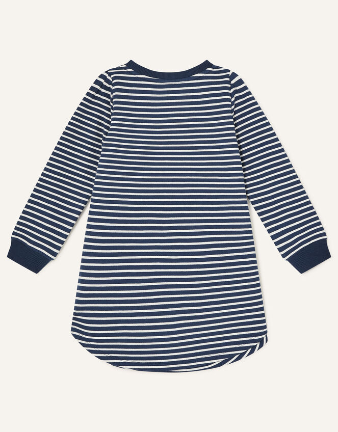 Horse Foil Sweatshirt, Blue (NAVY), large