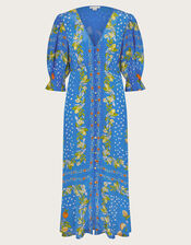 Paloma Tea Dress, Blue (BLUE), large
