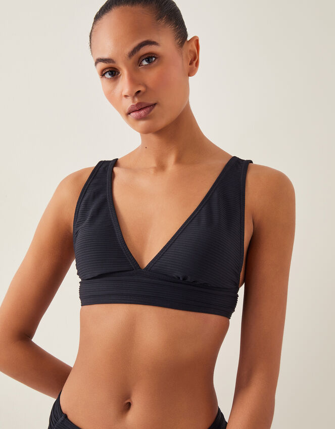 Kina Triangle Bikini Top Black